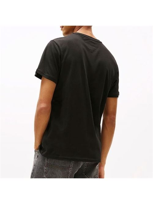 TJM SLIM ESSENTIAL FLAG TEE EXT TOMMY JEANS | DM0DM20740/BDS